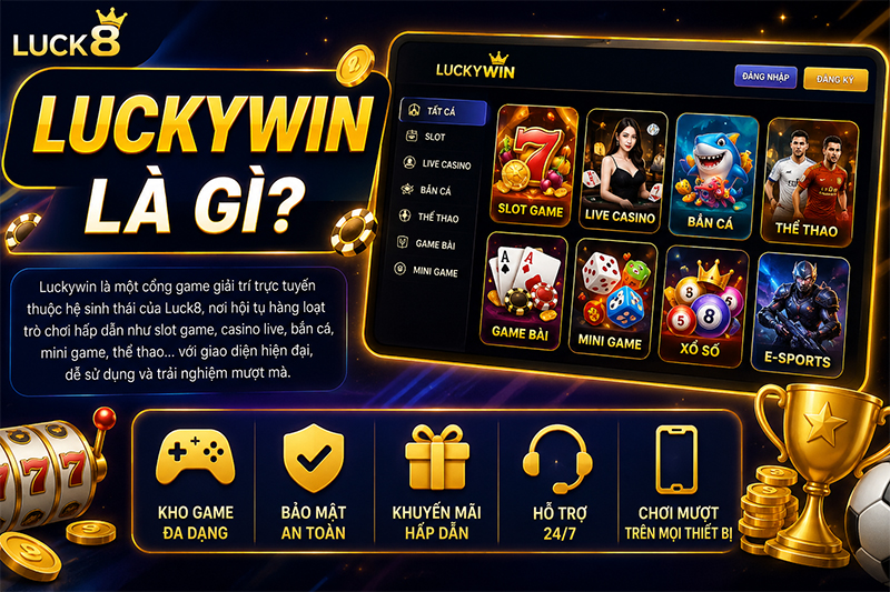 Tìm hiểu về sảnh game Luckywin